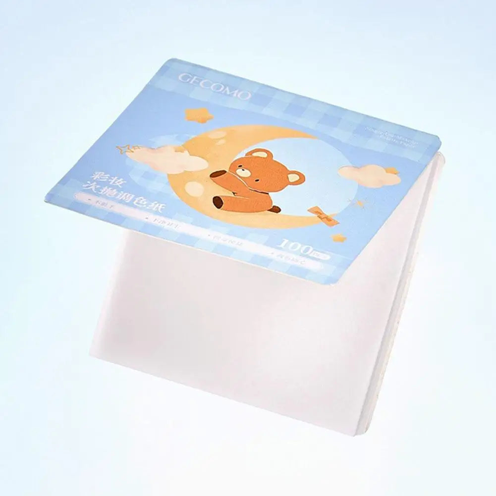 Makeup Mixing Paper,Disposable  Foundation Makeup Palette For Nail Art Eye Shadow Pigment Blending,Makeup Palette Mixing Tray