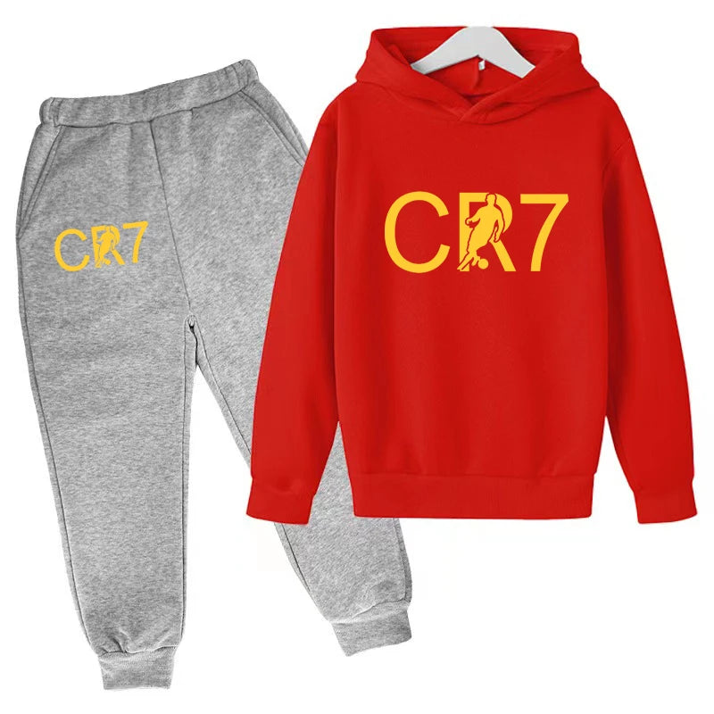 Cartoon Casual Kids Jogging Set