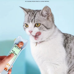 Cat Strip Squeeze Spoon Cat Strip Feeder for Lickable Wet Cat Treats Pet Liquid Snack Feeding Tool Cat Feeder Pet Supplies