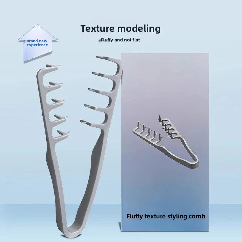 Men's Styling Comb, Made of Plastic, Suitable for Daily Commuting, Business Trips, Travel, Office, and Dormitory Use. Portable, Compact, Easy to Store. Helps Create Volume at the Top of the Hair, Tidy up Stray Hair, Create Te