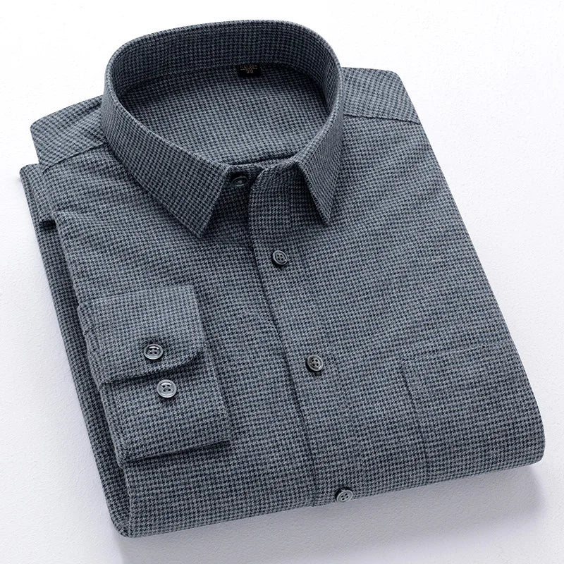 Striped Cotton Long Sleeve Shirt