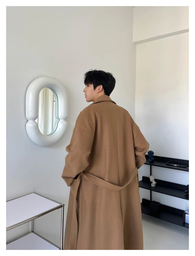 Winter Woolen Long Trench Coat
