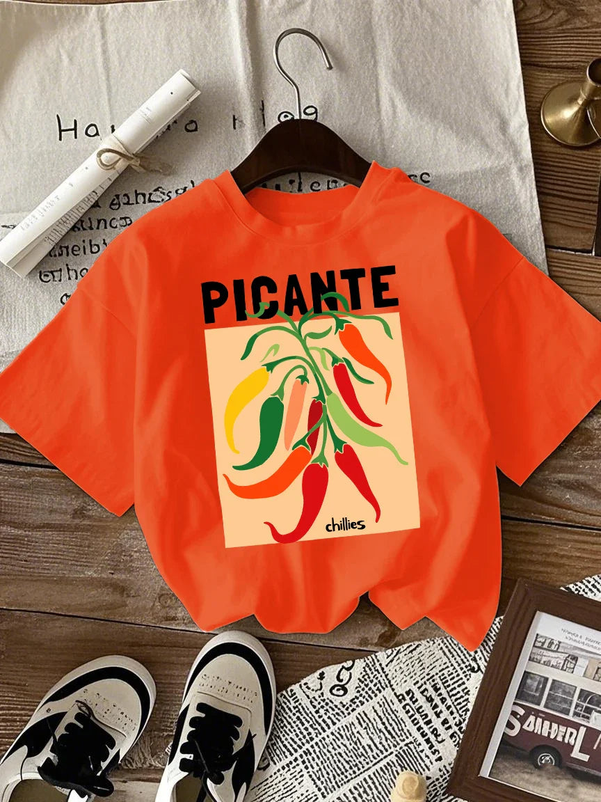 Picante Chillies Streetwear Cotton Tee