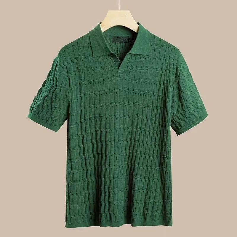 Slim Knit Breathable Business Polo