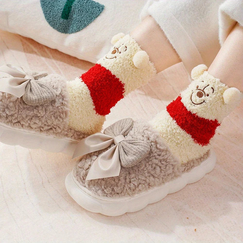 Disney Pooh Cute Cotton Socks