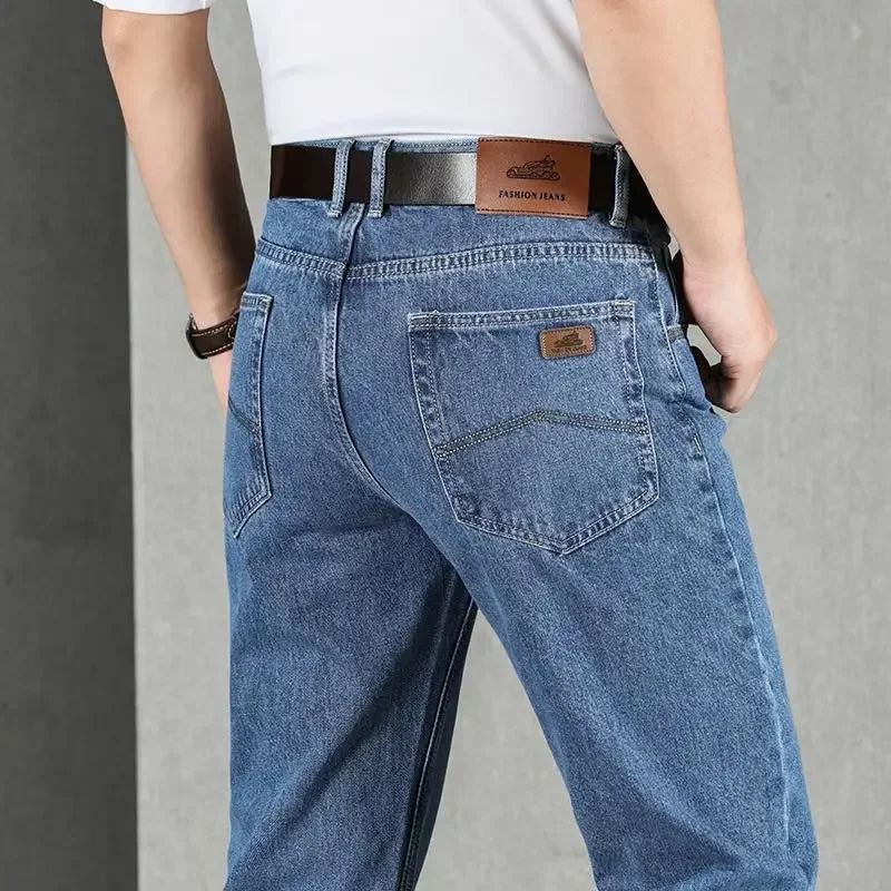 Vintage Loose Straight Work Jeans