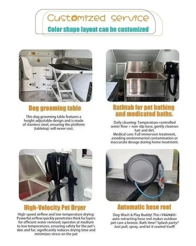 Fully Equipped Mobile Grooming Trailer