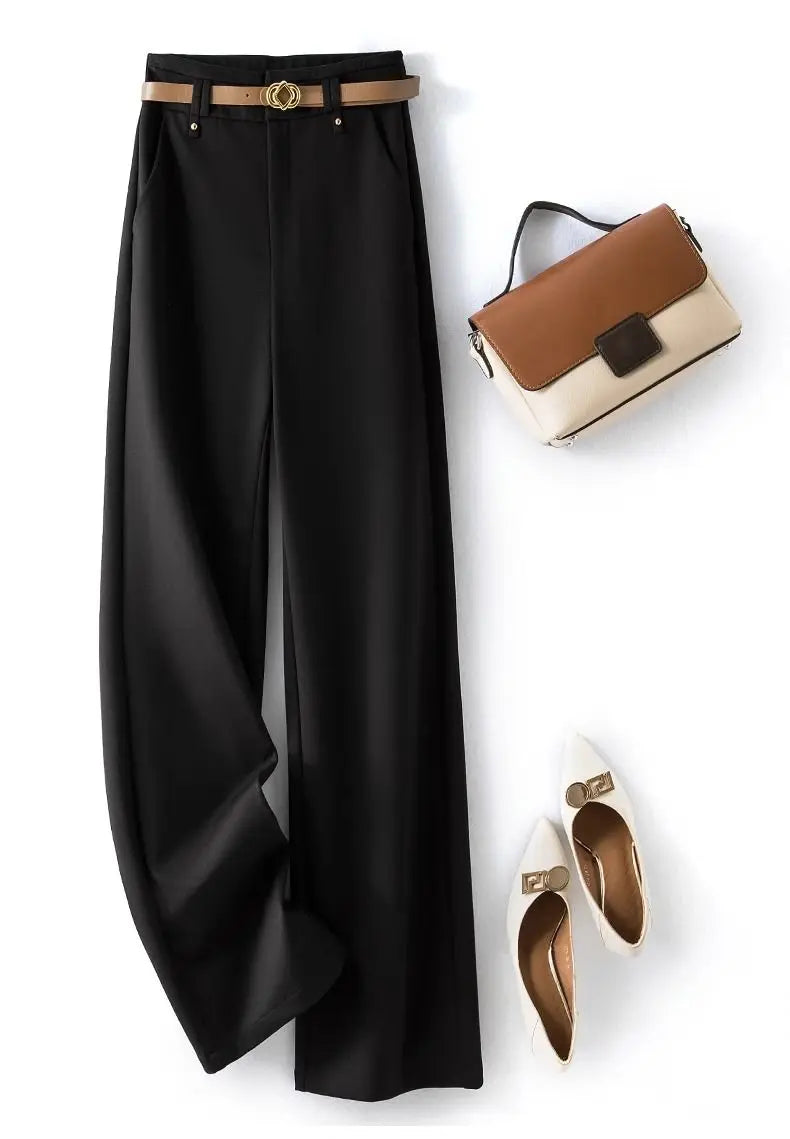 Fluid Wide Leg Office Slacks