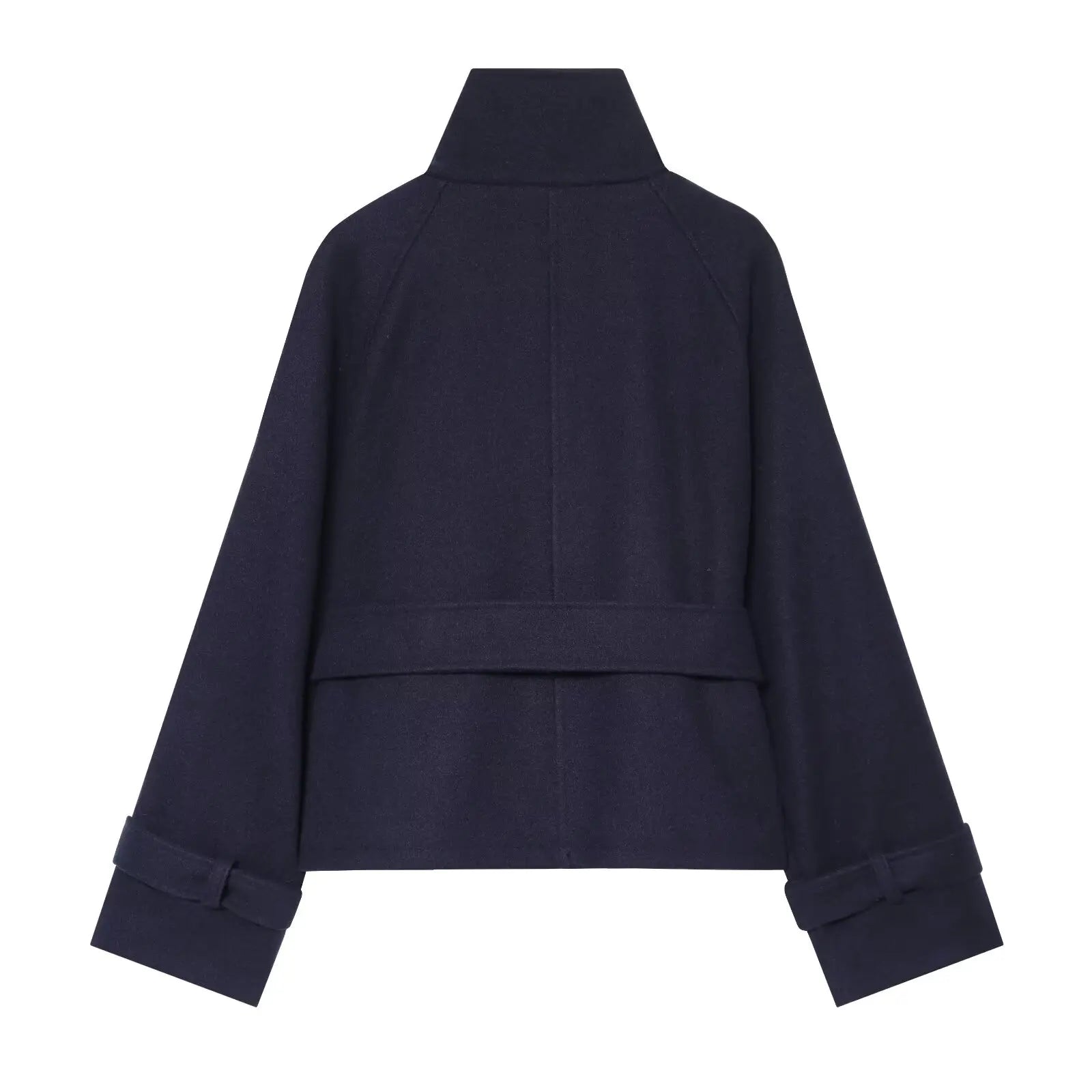 New Women's Jackets & Coats Autumn 2026 Fashion Loose Belt Elegant Turtleneck Warm Winter Jackets Women's Chic Youth Street Coat