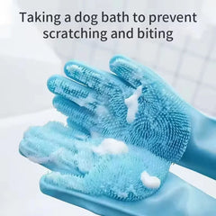 Multi-Functional Scrubbing Bath Glove