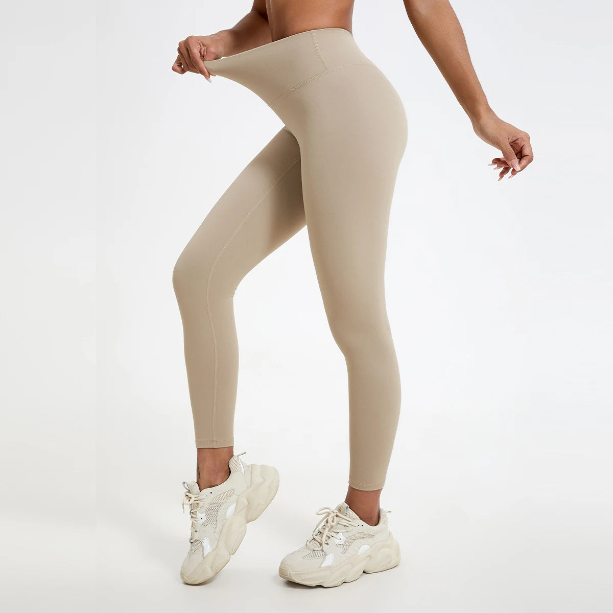 Hearuisavy Summer Super Soft Fabrics High Waist Leggings Gym Yoga Pants Running Workout Tights Push Up Sports Leggings Women