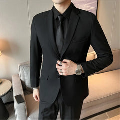 Korean Slim Business Suit Set