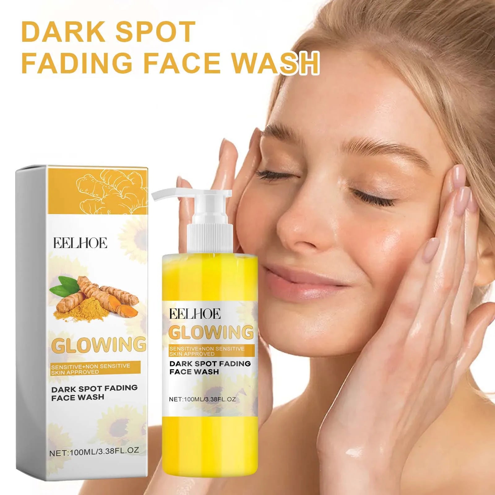 Turmeric Brightening Facial Cleanser Wash