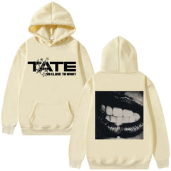 Tate McRaeConcert Miss Possessive Tour Hoodie Printed Unisex Fashion Loose Fit Sportswear Fleece Hoodie Autumn/Winter Sweatshirt