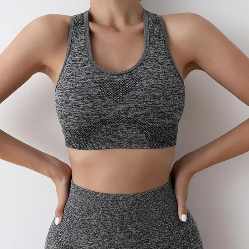 Women Seamless Yoga Set With Gym Shorts Sport Bras Brassiere Workout Tops And Fitness Leggings Clothing For Athletic Training