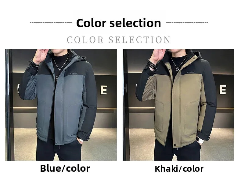 Windproof Winter Down Men Jacket