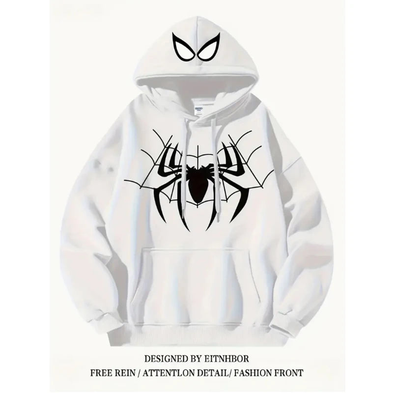 Spider Web Fleece Street Hoodie