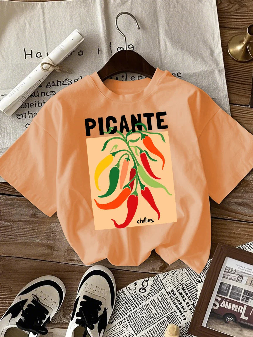 Picante Chillies Streetwear Cotton Tee