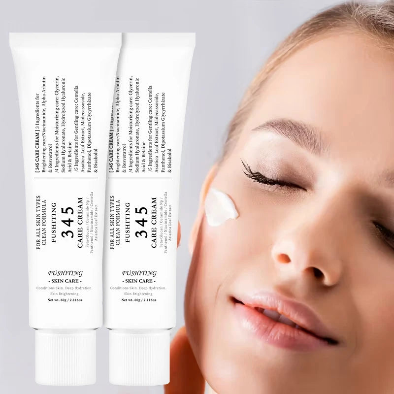 Brand 345 Face Cream Korean Skincare Skin-softening Moisturize FaceCream Gentle Repairing Suitable For Sensitive Skin Face Cream