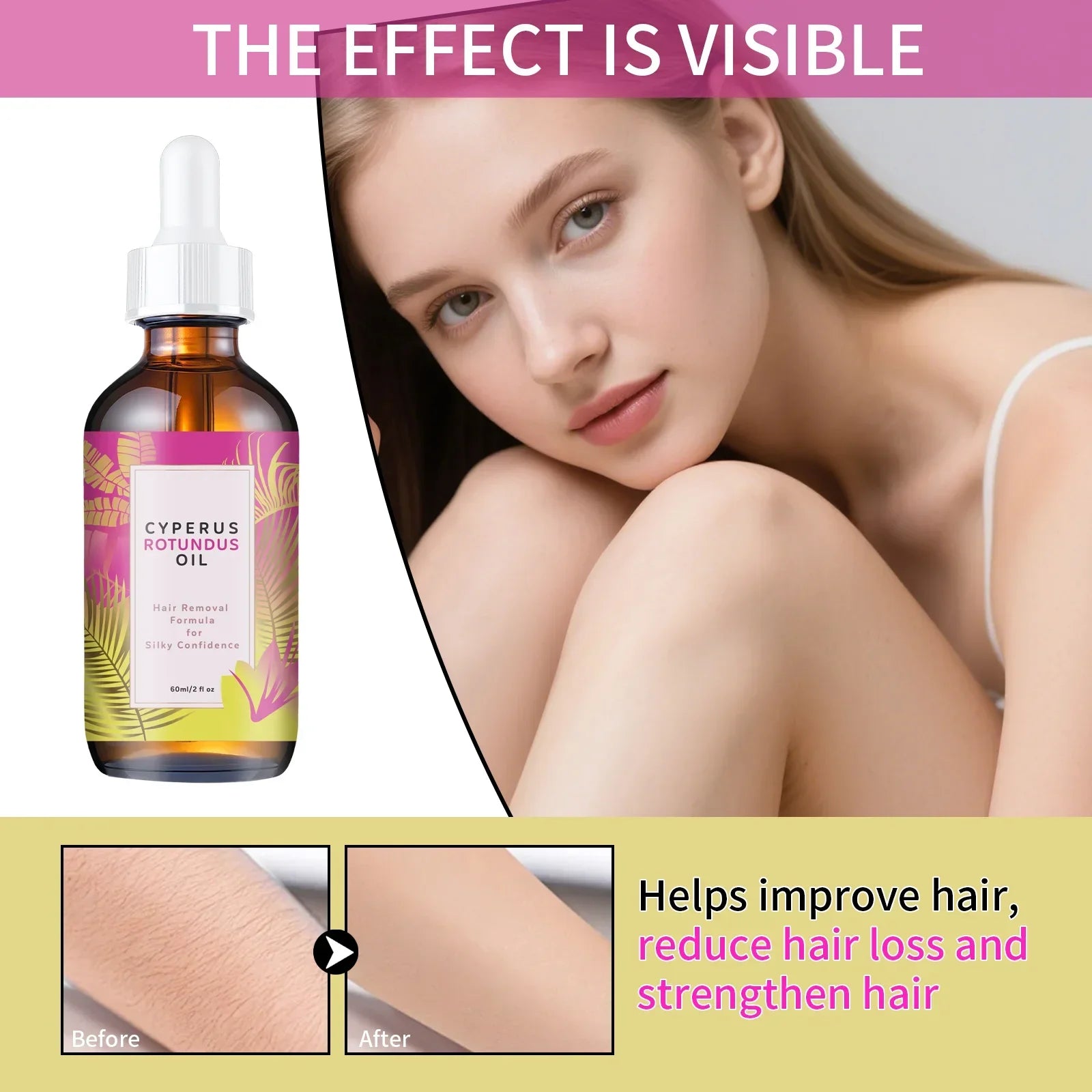 Post-Hair Removal Care Oil – Jojoba and Almond Blend Soothes Sensitivity, Locks in Hydration and Supports Daily Skin Comfort