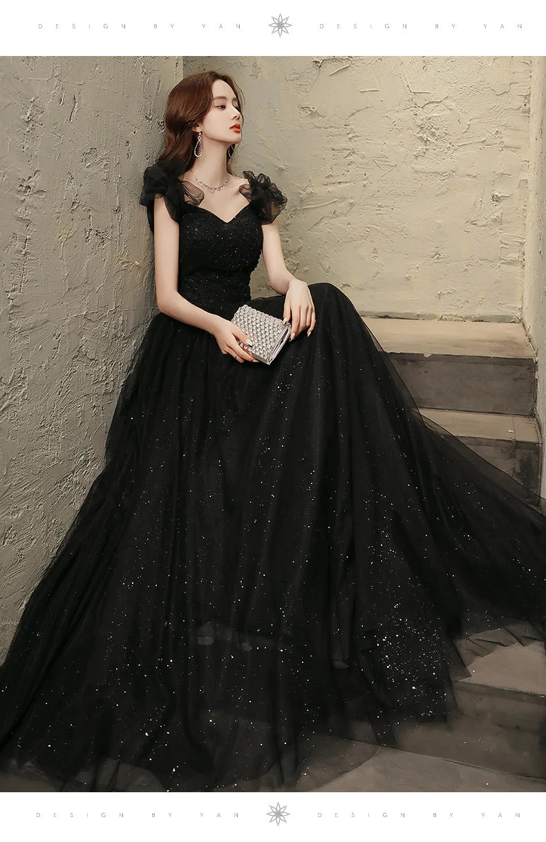 Elegant Backless Evening Prom Dress