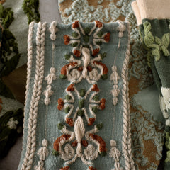 Vintage Jacquard Mid Calf Socks