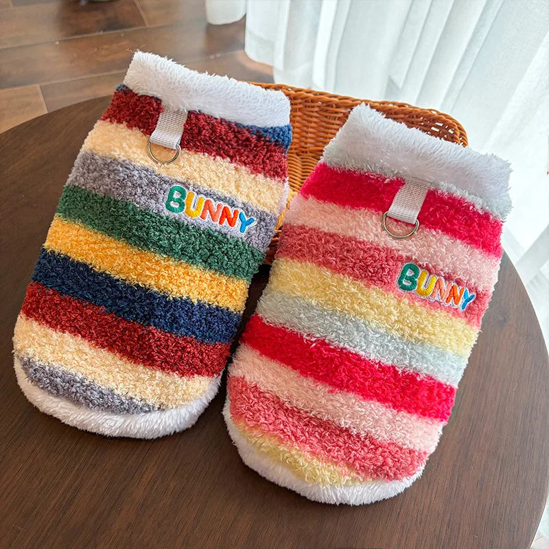 Pet Dog Clothes Soft Warm Fleece Dogs Jumpsuits Pet Clothing for Small Dogs Puppy Cats Clothes Chihuahua Yorkshire Costume Coat