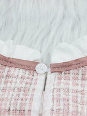 Cute Bow Plaid Baby Dress