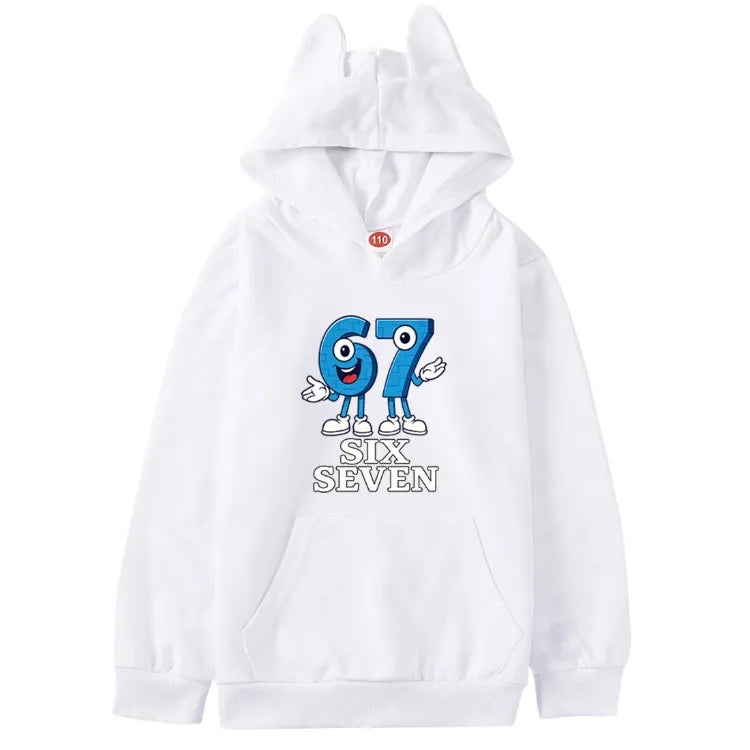 Kids Cat Ears Cartoon Hoodie