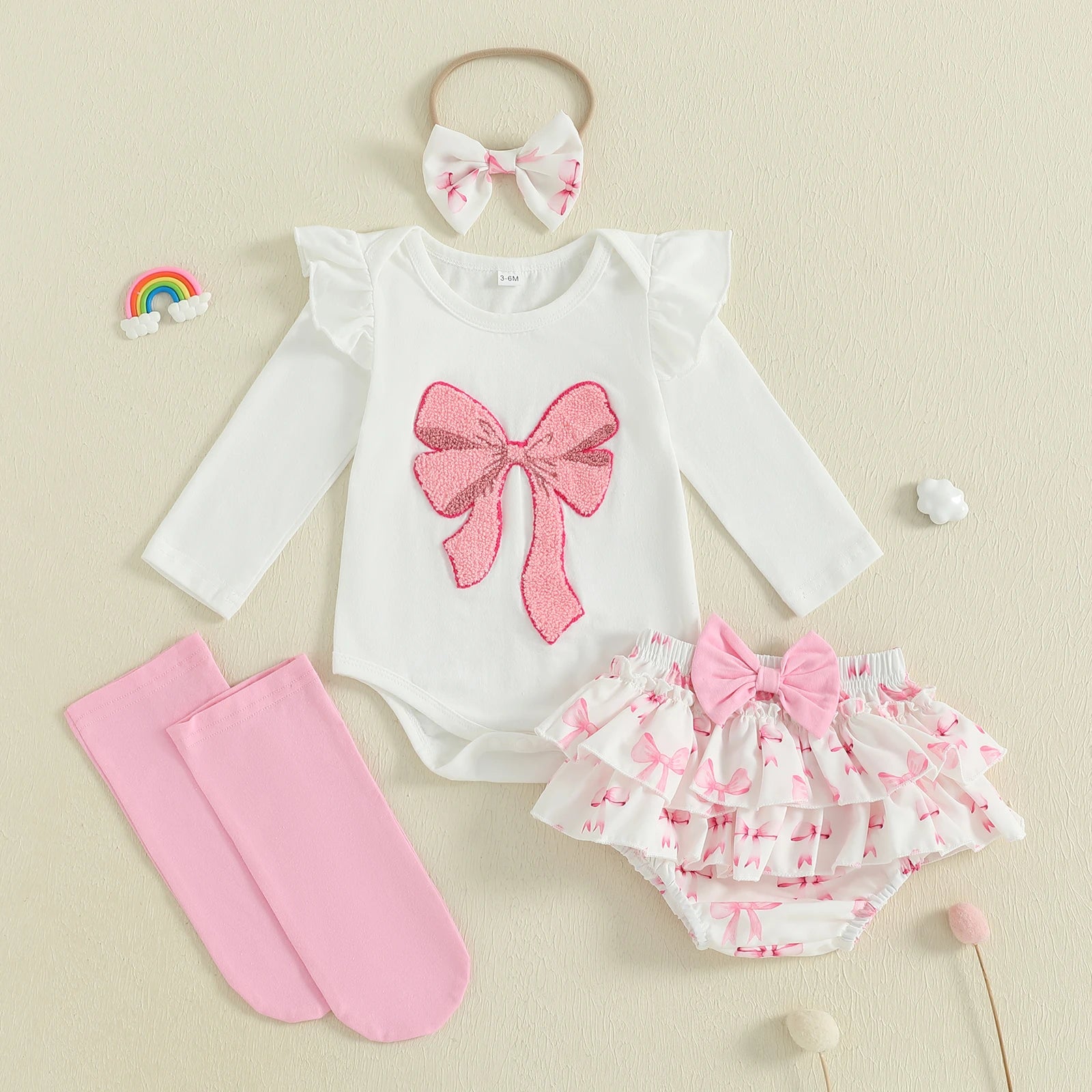 Bow Detail Toddler Autumn Set