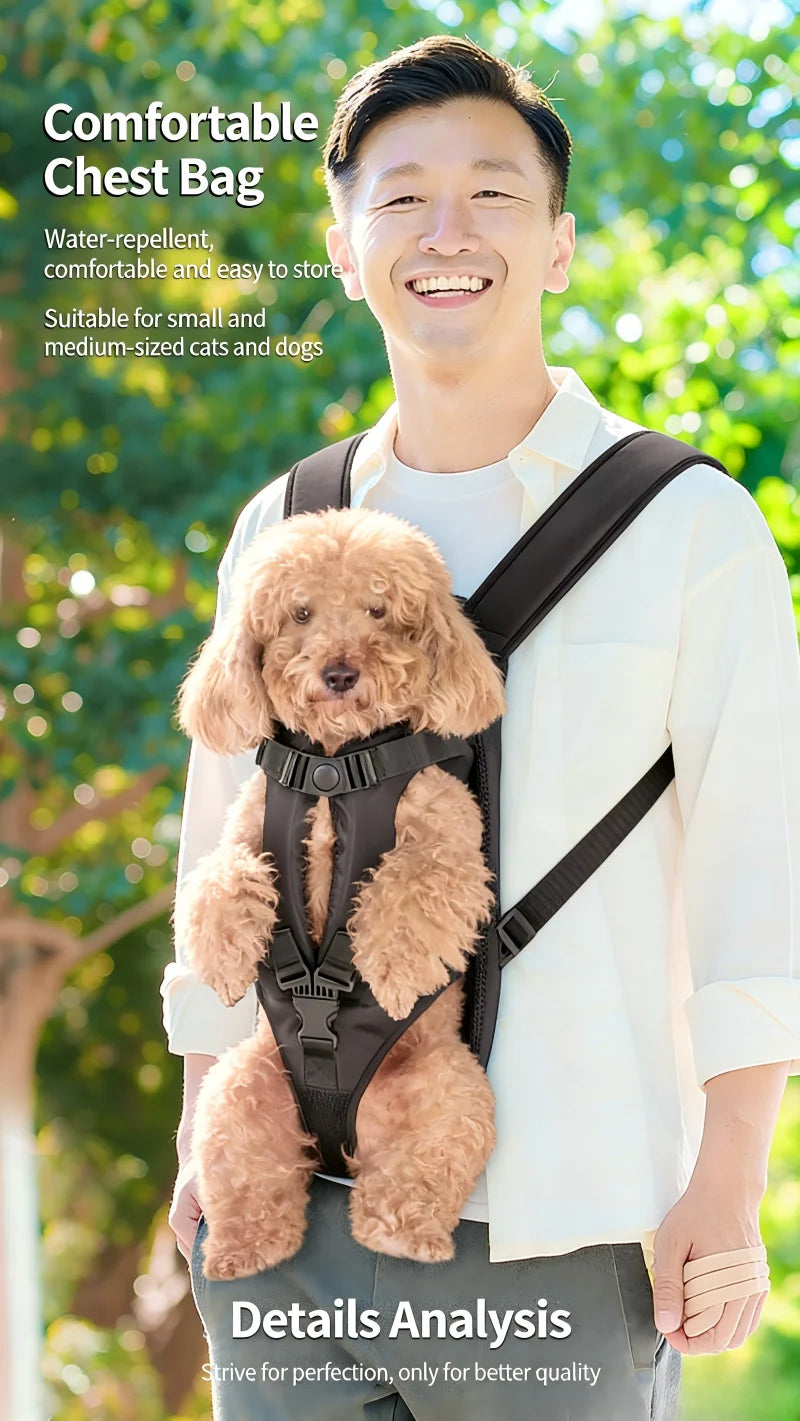 Pet Bag Outdoors Carrying Front-Hugging Large Dog Backpack Convenient Carrying Bag