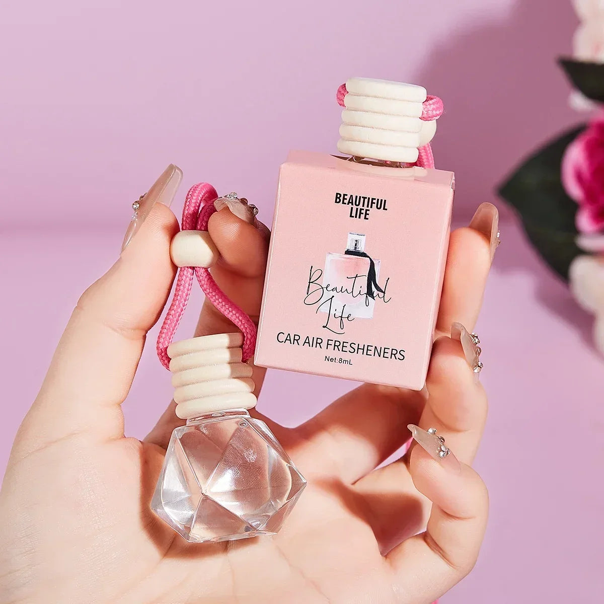 Perfume Bottle Car Perfume, Long-term Car Air Freshener, Car Perfume Used for Car Interior Accessories, Keep Charming and Fresh