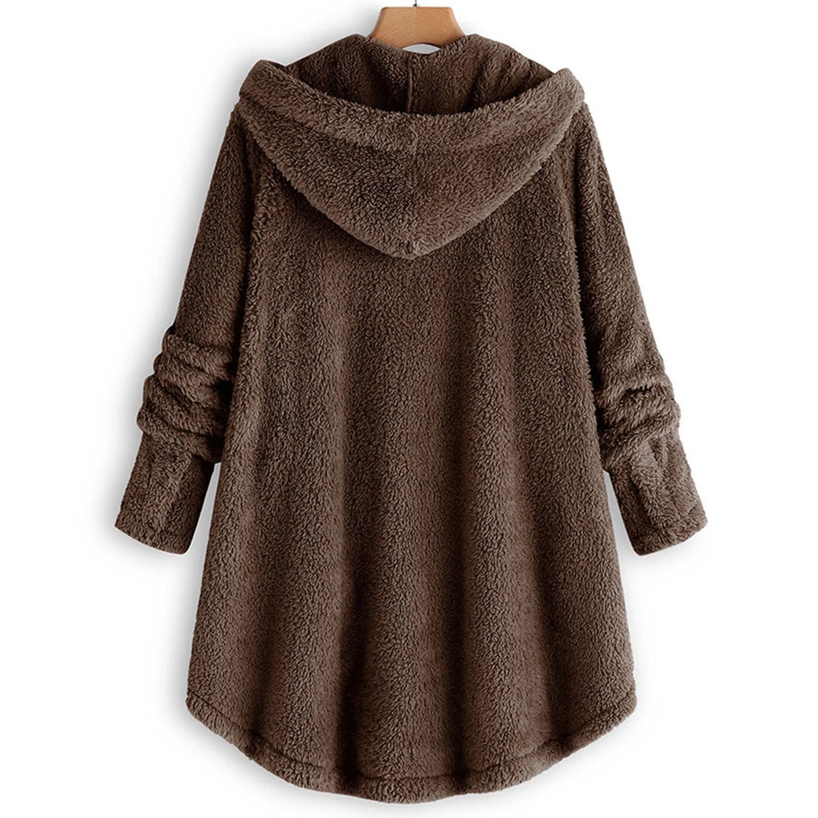 Plush Wool Blend Winter Coat
