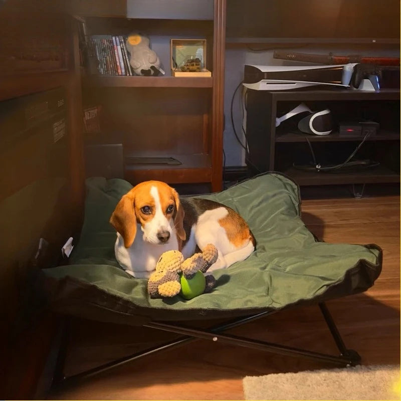 Foldable Outdoor Pet Bed Waterproof Detachable Kennel with Bite Resistant Comfort Pad for Dogs Cats Camping Travel Pet Supplies