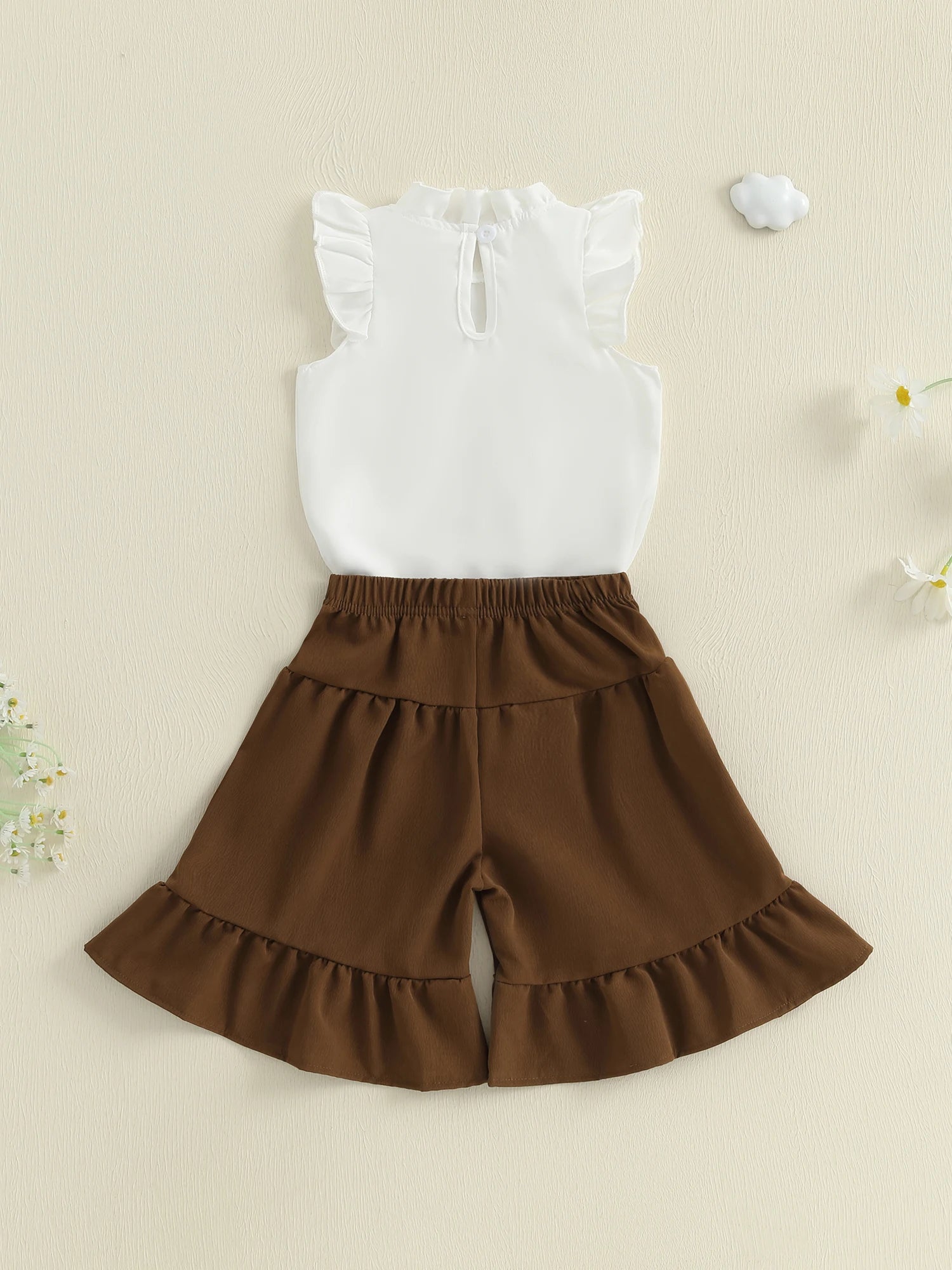 Ruffle Floral Toddler Summer Set