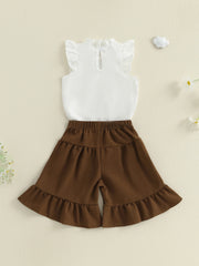Ruffle Floral Toddler Summer Set