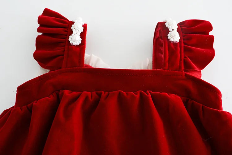 Plush Princess Dress Set for Girls