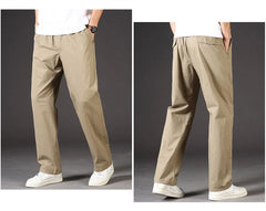 Loose Cotton Cargo Work Pants