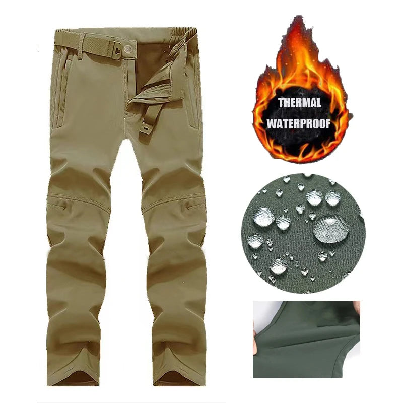 City Fleece Cargo Hiking Pants