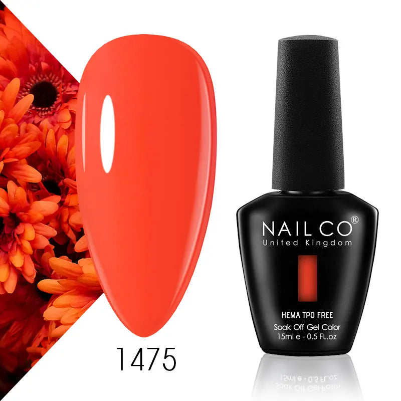 NAILCO 15ml Nail Gel Polish Semi Permanent UV Varnish Nails Art Gel Vernis Manicure TOP BASE Nails Products Supplies Equipment