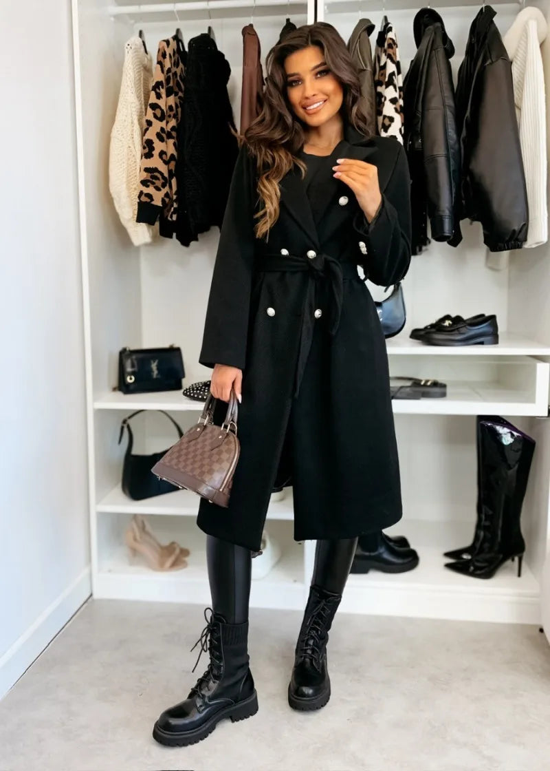 Vintage Double Breasted Wool Trench
