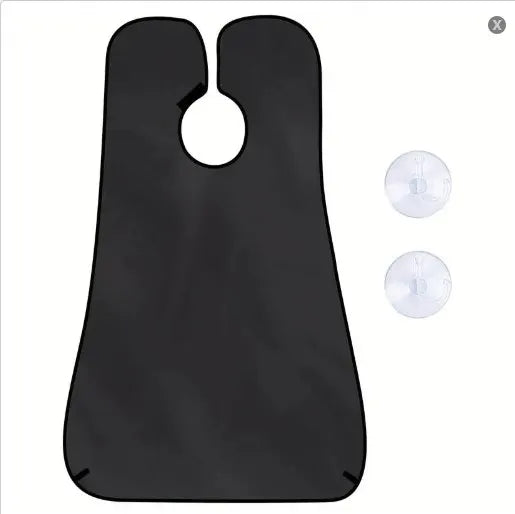 Men's Beard Shaving Bib - Clean Cape for Shaving and Grooming - Ideal for Care and Hygiene