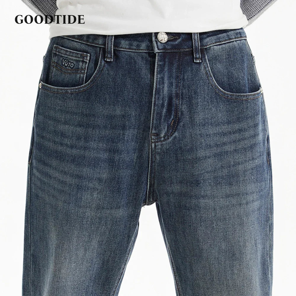 Fashion Casual Straight Jeans Autumn
