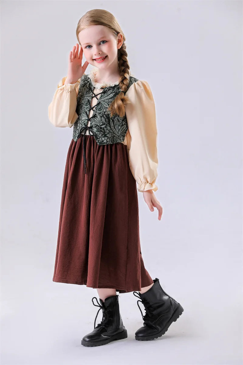 Medieval Bavarian Kids Costume Set
