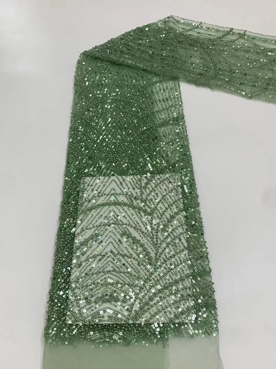 TITLE: Starlight Sequined Evening Gown Dress