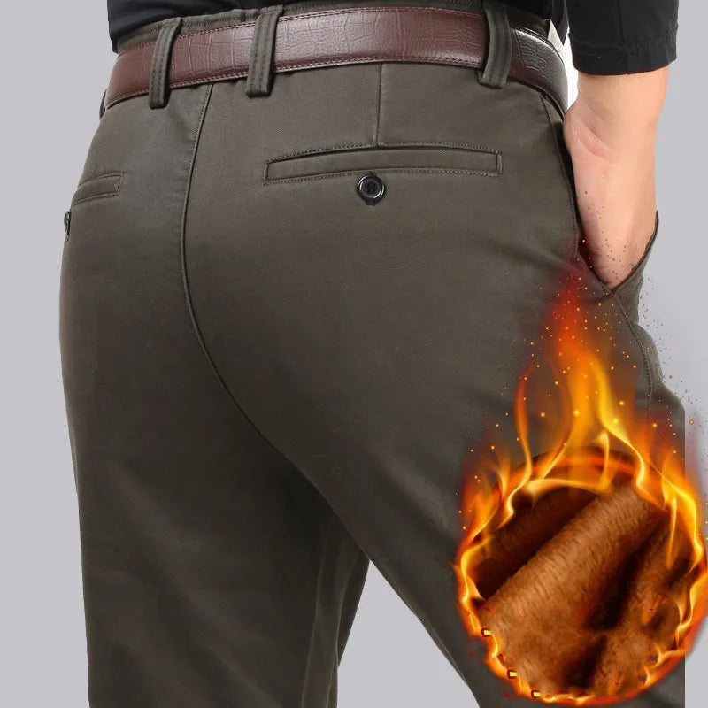 Warm Fleece Classic Straight Pants