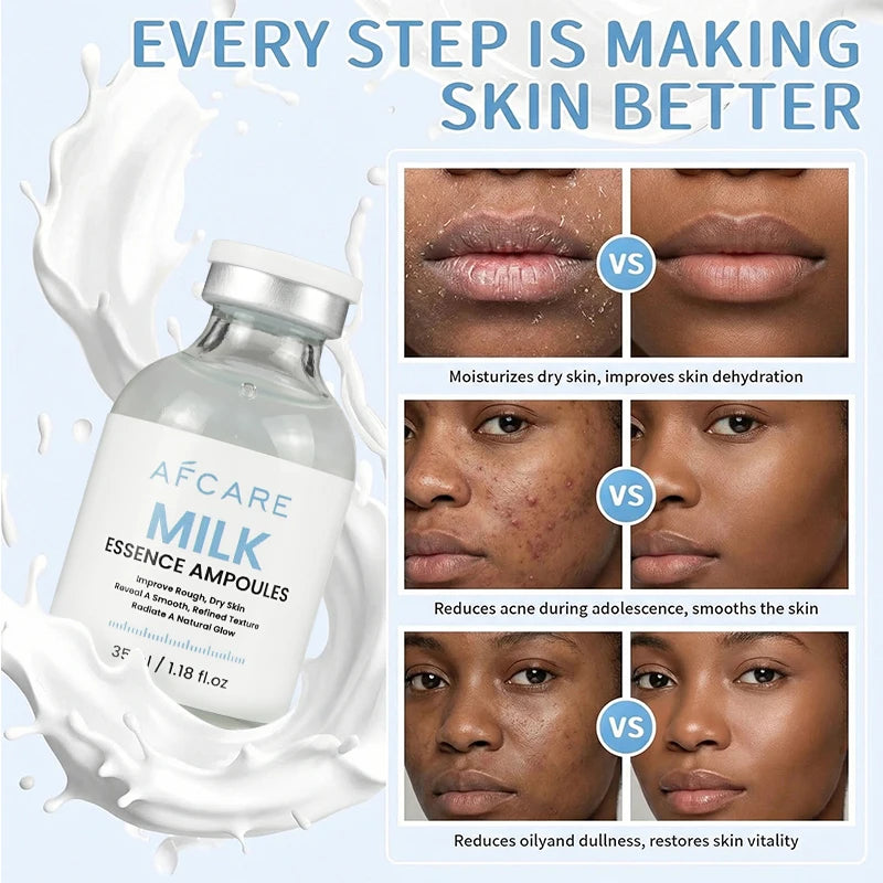 Milk Moisturizer Serum Face Hydrating Collagen Firming For Face Nourishing Smooth Skin Korean Glass Skin Care