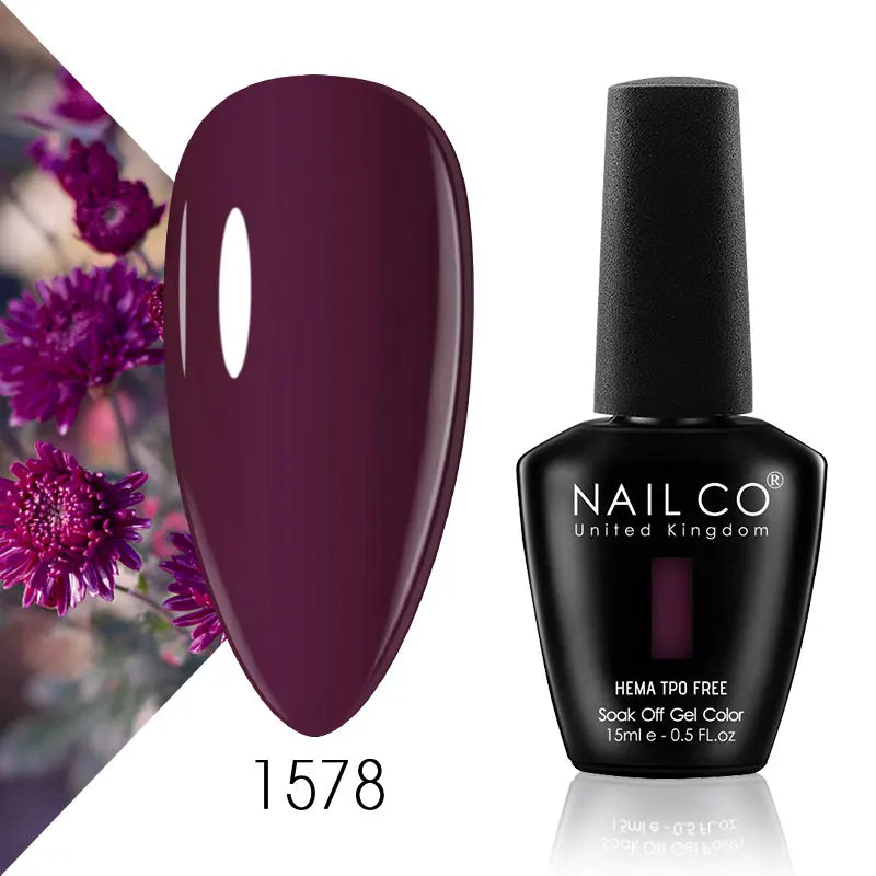 NAILCO 15ml Nail Gel Polish Semi Permanent UV Varnish Nails Art Gel Vernis Manicure TOP BASE Nails Products Supplies Equipment