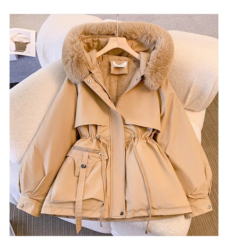 Fleece Lined Hooded Winter Puffer