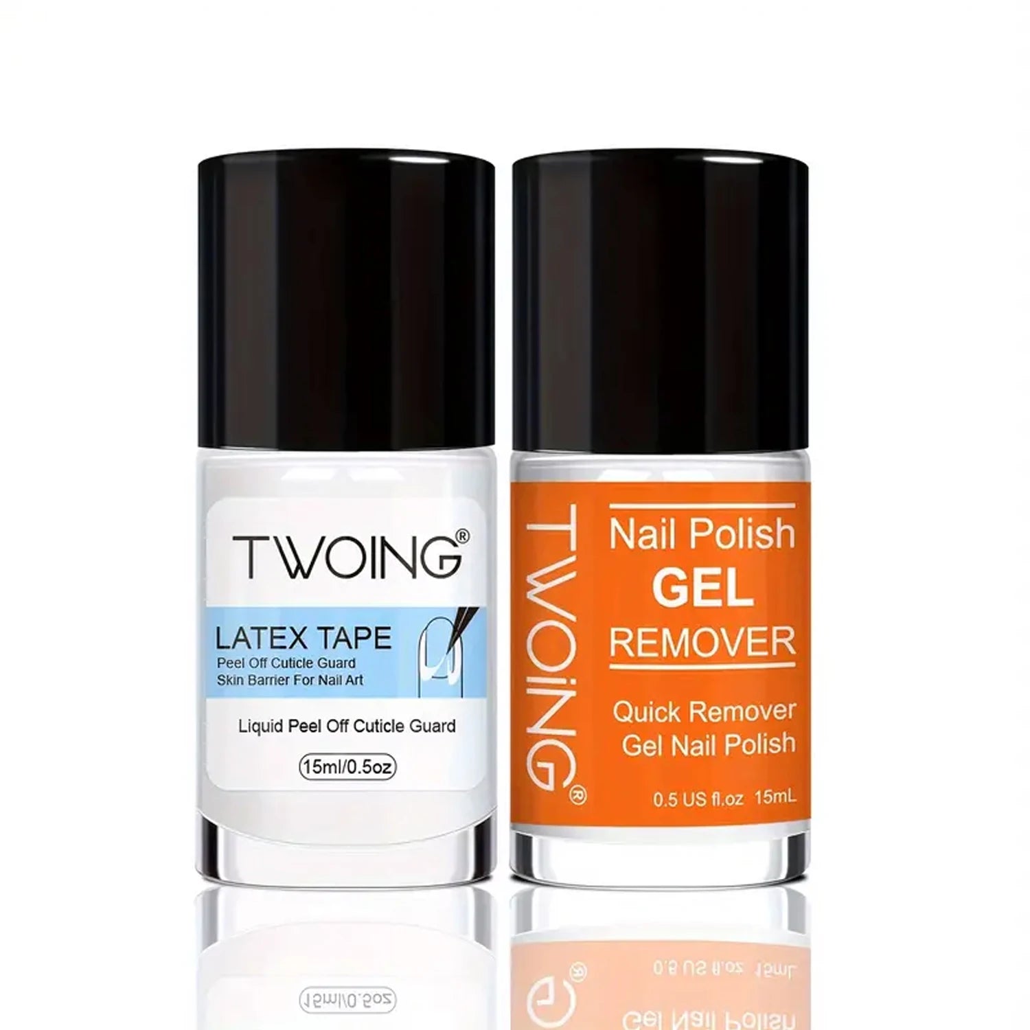 Nail Polish Gel Remover Set,2-5 Minutes Quick Remover Polish,With Gel Nail Polish Remover ,Nail  Latex Tape,For Nail Salon Care
